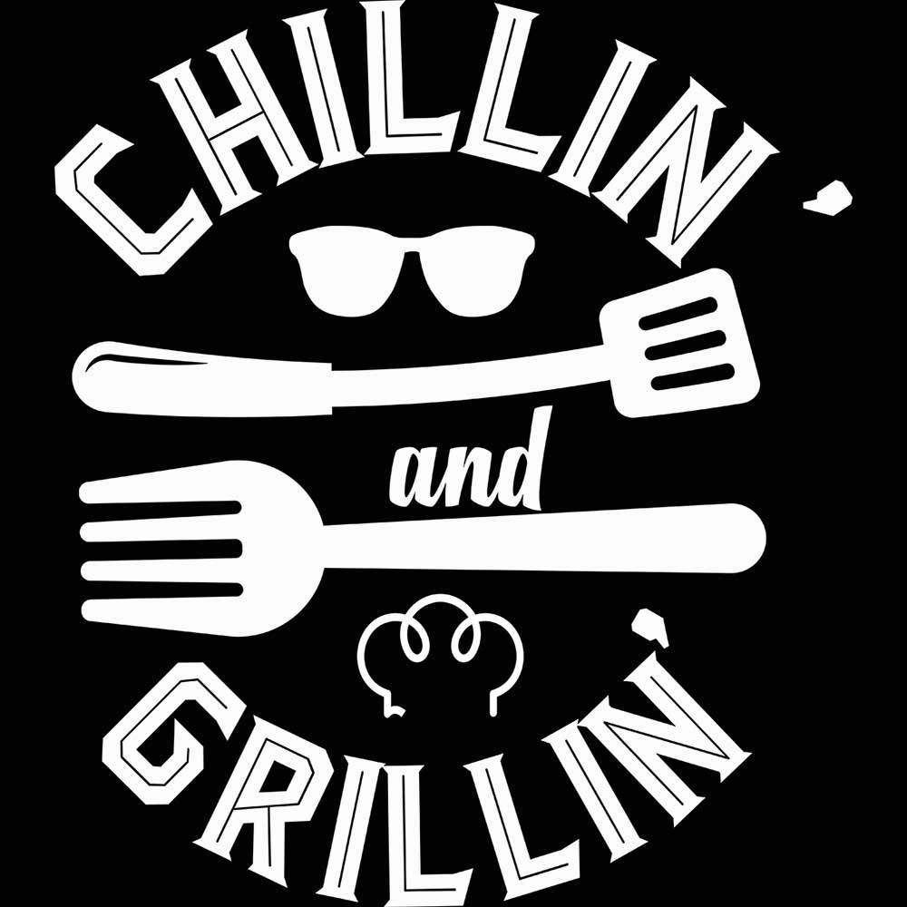 Chillin And Grillin Outdoor Summer Bbq - Mens Funny T-Shirt Tshirts - 123t Australia | Funny T-Shirts Mugs Novelty Gifts