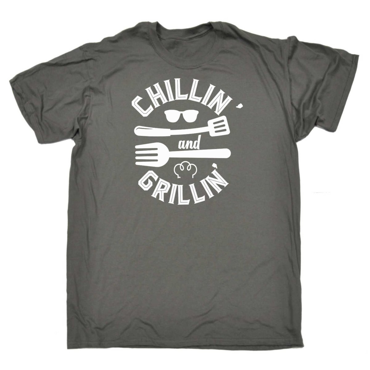 Chillin And Grillin Outdoor Summer Bbq - Mens Funny T-Shirt Tshirts - 123t Australia | Funny T-Shirts Mugs Novelty Gifts