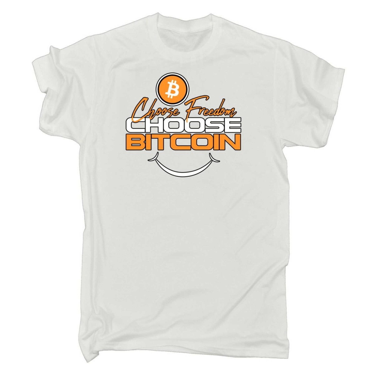 Choose Freedom Choose Bitcoin - Mens Funny T-Shirt Tshirts - 123t Australia | Funny T-Shirts Mugs Novelty Gifts