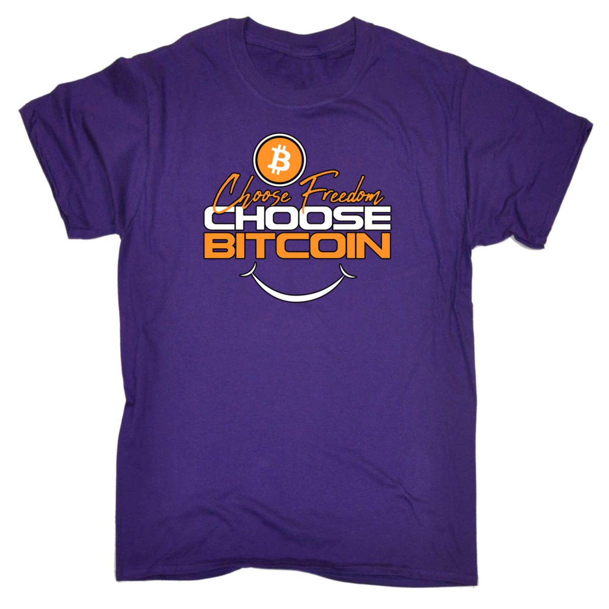 Choose Freedom Choose Bitcoin - Mens Funny T-Shirt Tshirts - 123t Australia | Funny T-Shirts Mugs Novelty Gifts