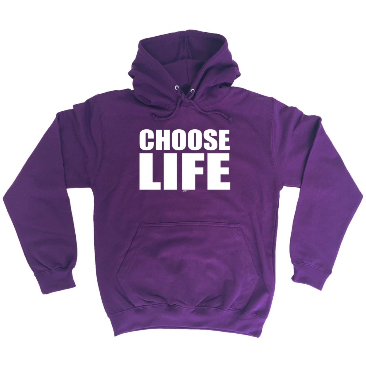 Choose Life White - Funny Novelty Hoodies Hoodie - 123t Australia | Funny T-Shirts Mugs Novelty Gifts