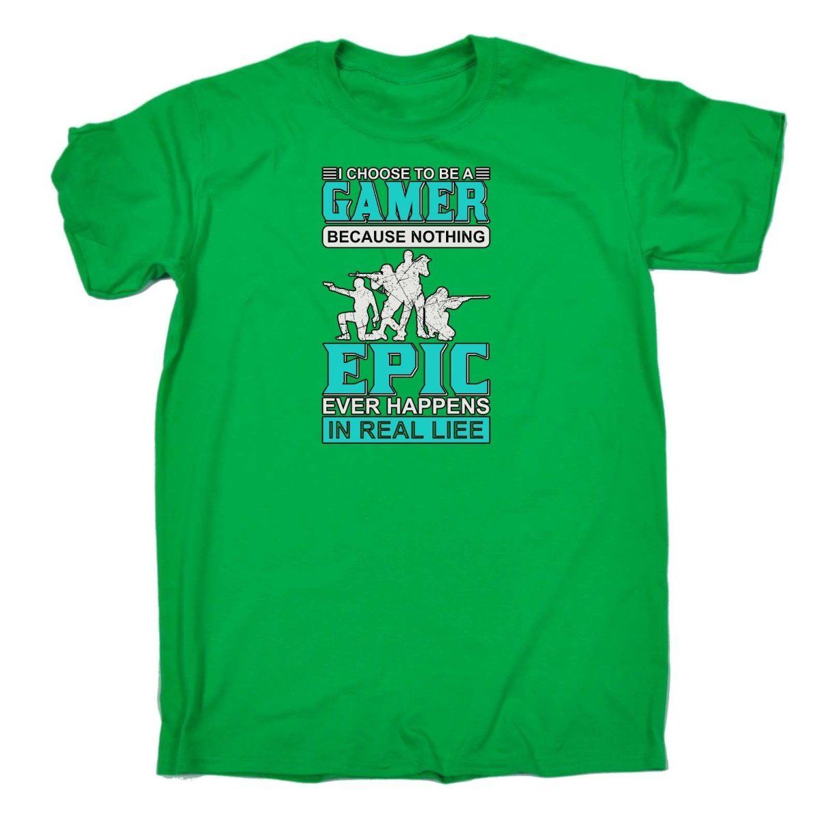 Choose To Be A Gamer Nothing Epic Happen In Real Life - Mens Funny T-Shirt Tshirts Tee Shirt - 123t Australia | Funny T-Shirts Mugs Novelty Gifts