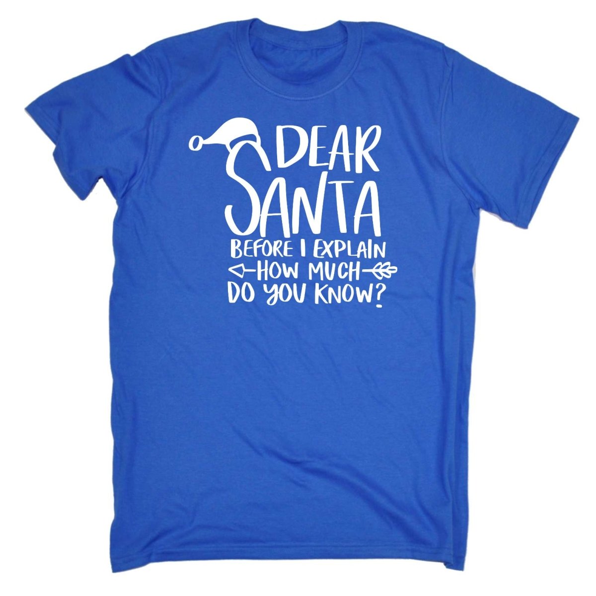 Chrismas Dearsanta Before I Explain - Mens Funny T-Shirt Tshirts - 123t Australia | Funny T-Shirts Mugs Novelty Gifts