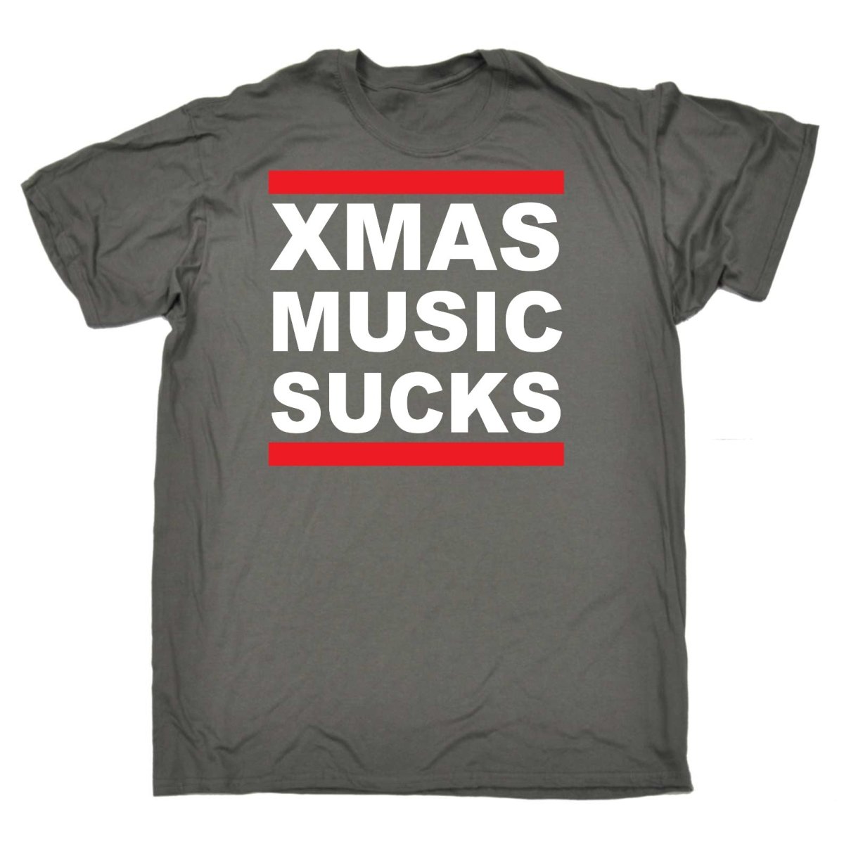 Chrismas Music Sucks - Mens Funny T-Shirt Tshirts - 123t Australia | Funny T-Shirts Mugs Novelty Gifts