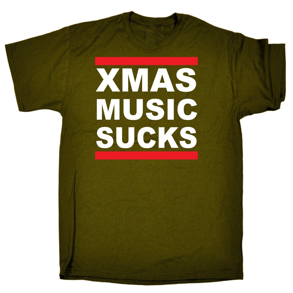 Chrismas Music Sucks - Mens Funny T-Shirt Tshirts - 123t Australia | Funny T-Shirts Mugs Novelty Gifts