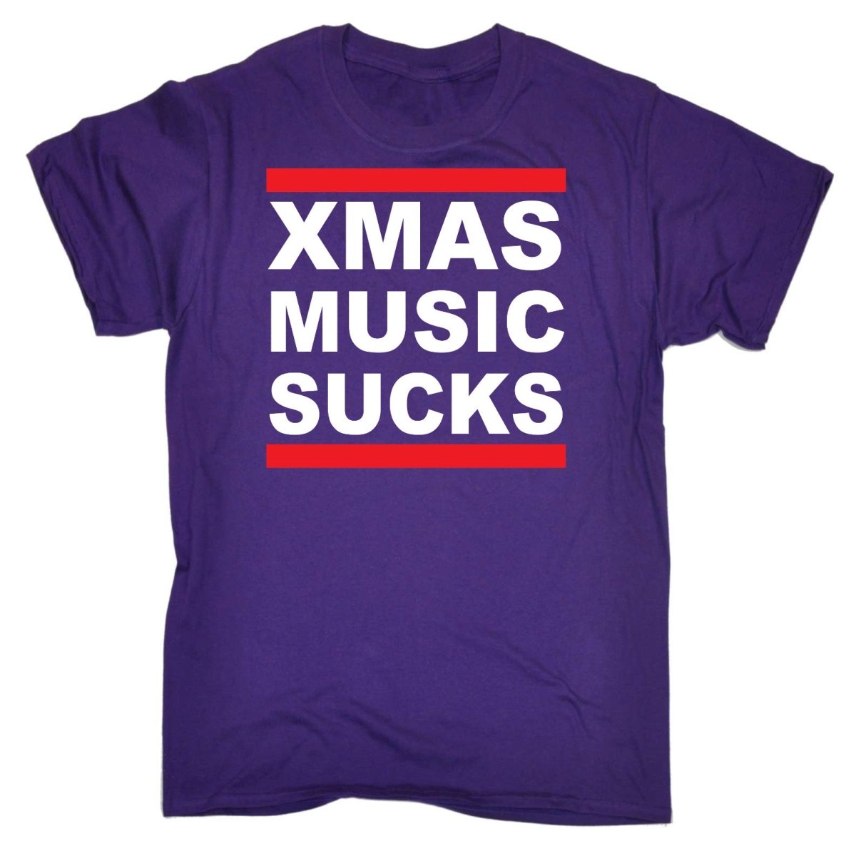 Chrismas Music Sucks - Mens Funny T-Shirt Tshirts - 123t Australia | Funny T-Shirts Mugs Novelty Gifts