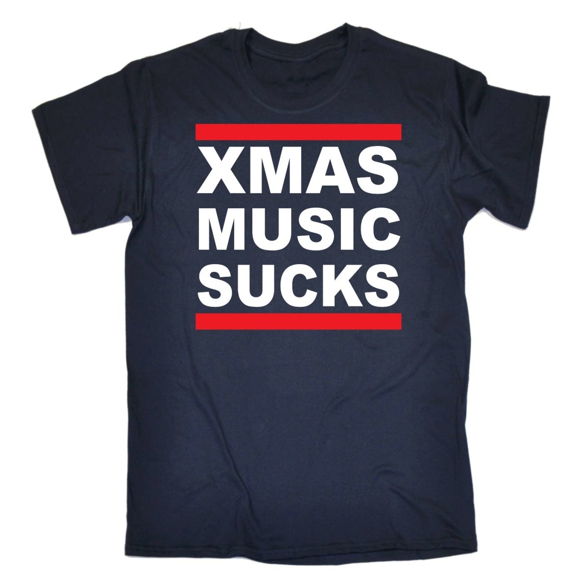 Chrismas Music Sucks - Mens Funny T-Shirt Tshirts - 123t Australia | Funny T-Shirts Mugs Novelty Gifts