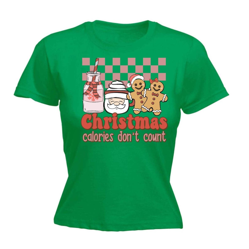 Christmas Calories Don't Count - Funny Womens T-Shirt Tshirt - 123t Australia | Funny T-Shirts Mugs Novelty Gifts