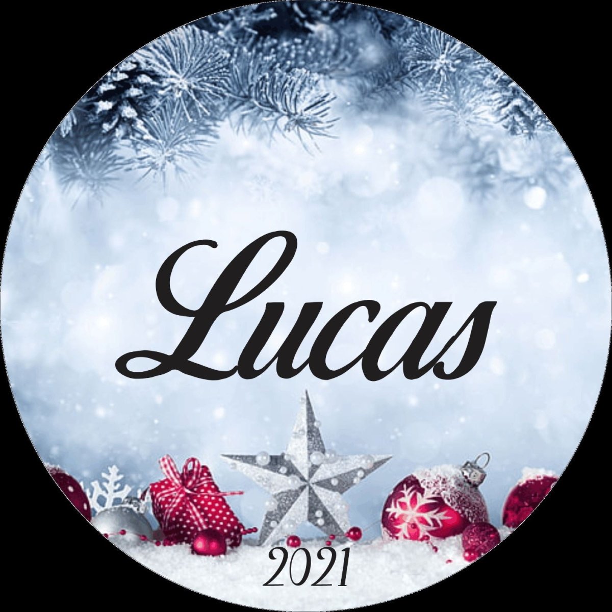 Christmas Ornaments 2023 Personalised Ornament gifts Decorations gift Xmas Tree - 123t Australia | Funny T-Shirts Mugs Novelty Gifts