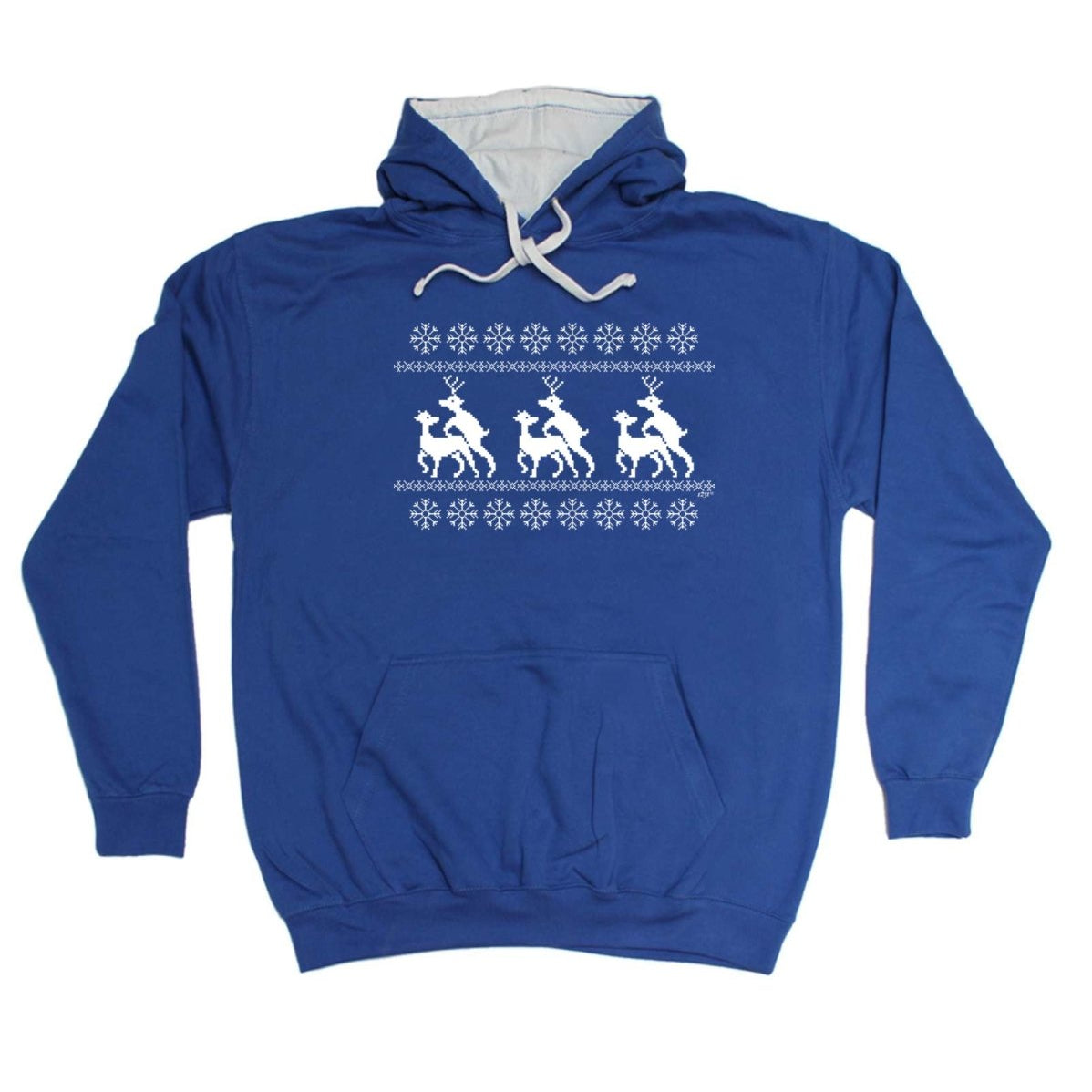 Christmas Reindeer Humping Jumper - Funny Novelty Hoodies Hoodie - 123t Australia | Funny T-Shirts Mugs Novelty Gifts