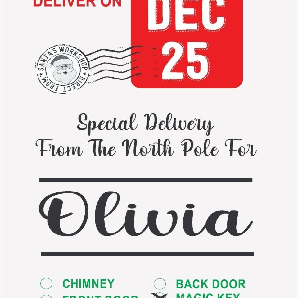 Christmas Santa Sacks Personalised XMAS Large Jumbo Sack Gifts Stocking Bag - 123t Australia | Funny T-Shirts Mugs Novelty Gifts