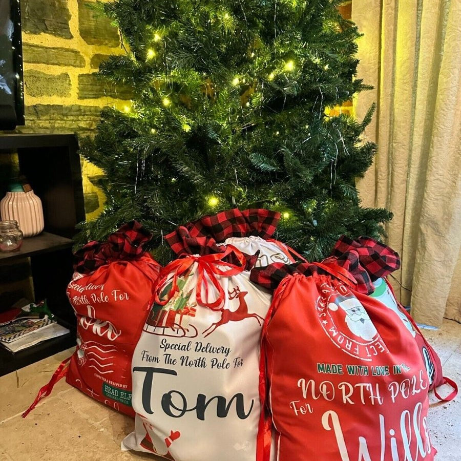 Christmas Santa Sacks Personalised XMAS Large Jumbo Sack Gifts Stocking Bag - 123t Australia | Funny T-Shirts Mugs Novelty Gifts