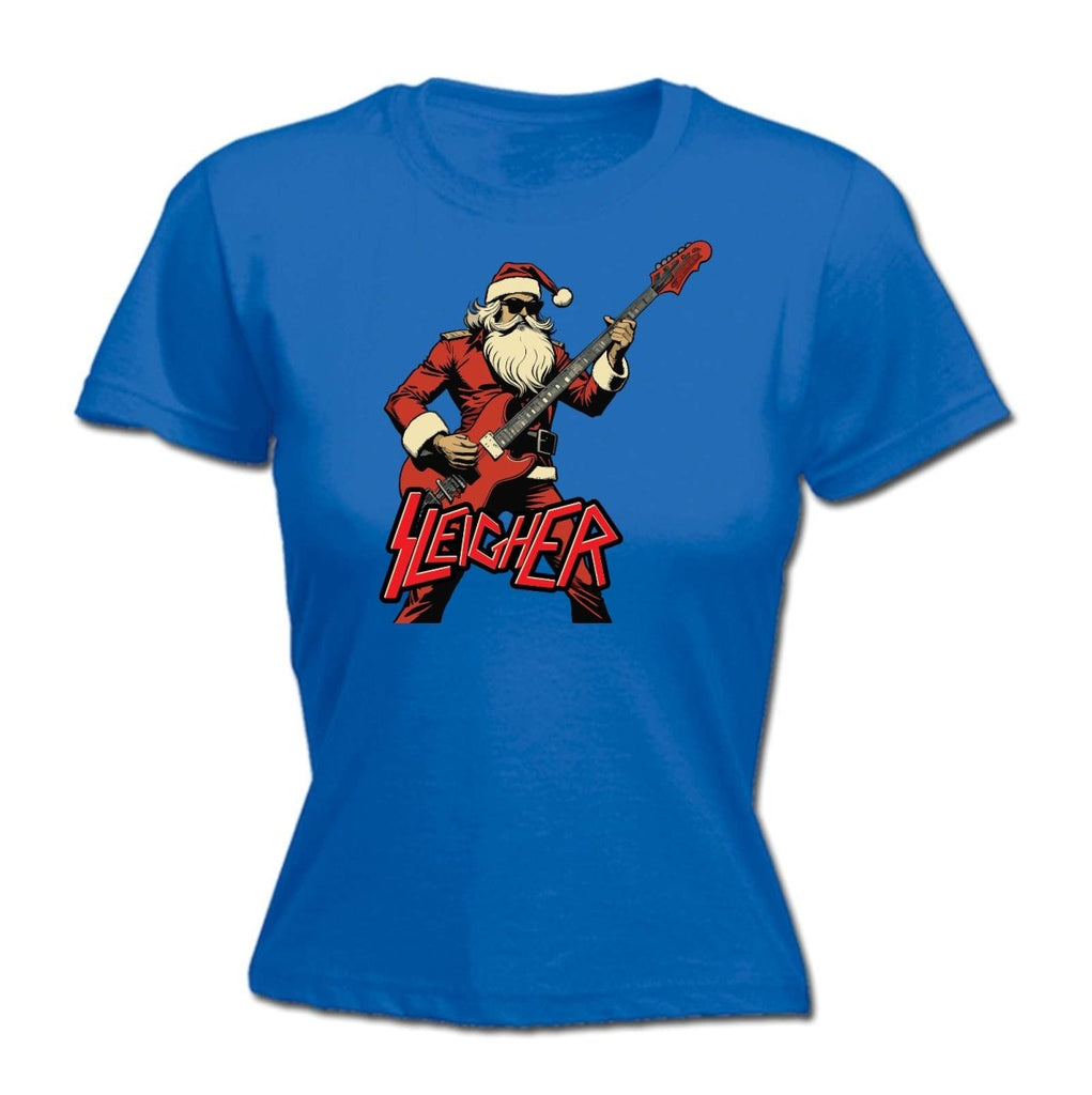 Christmas Sleigher - Funny Womens T-Shirt Tshirt - 123t Australia | Funny T-Shirts Mugs Novelty Gifts