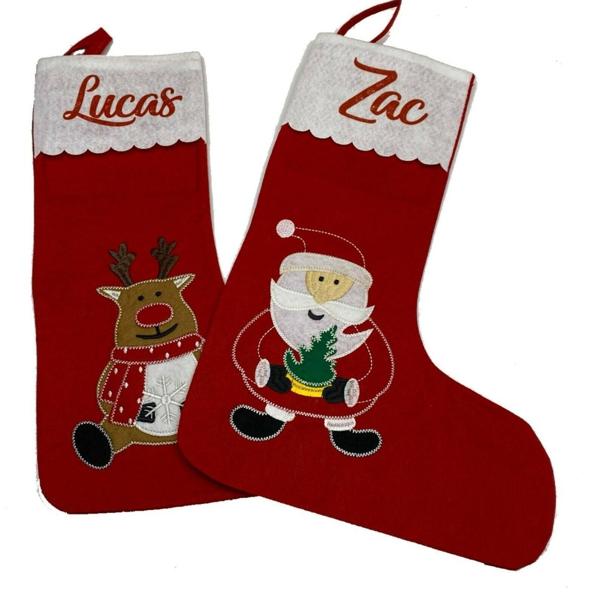 Christmas Stocking Personalised Xmas Stocking Gifts Bag Ornament Gifts Stockings - 123t Australia | Funny T-Shirts Mugs Novelty Gifts