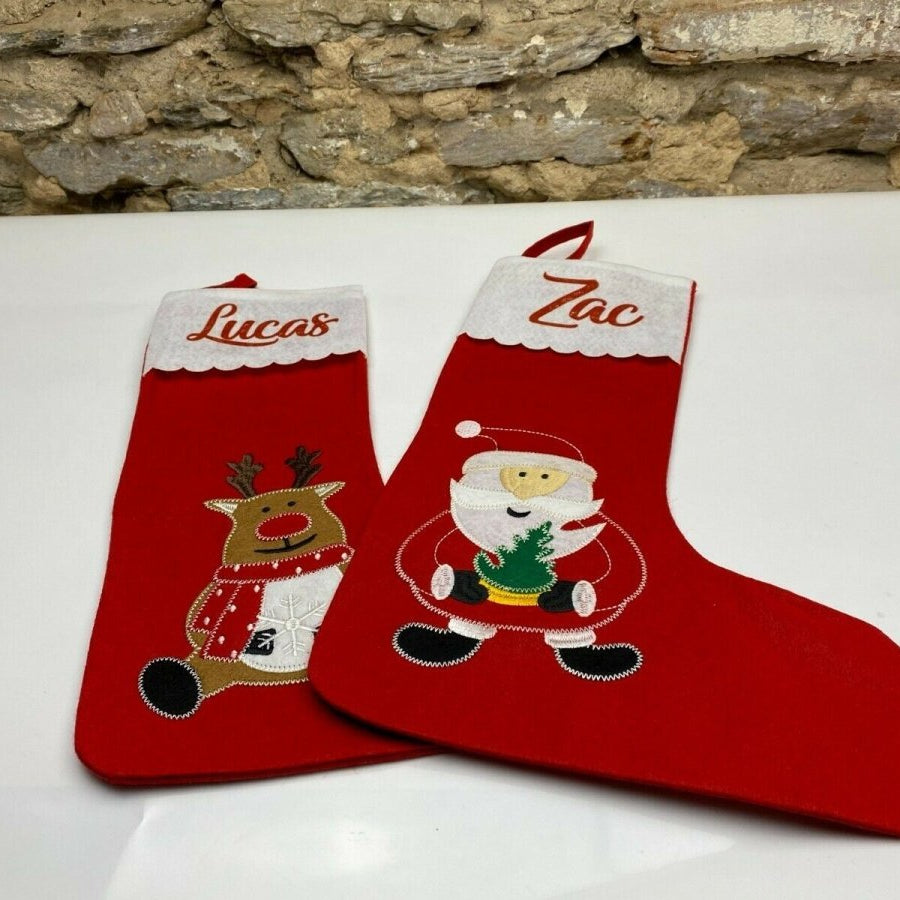 Christmas Stocking Personalised Xmas Stocking Gifts Bag Ornament Gifts Stockings - 123t Australia | Funny T-Shirts Mugs Novelty Gifts