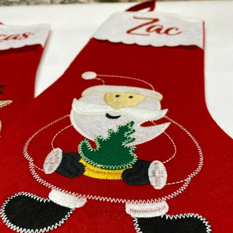 Christmas Stocking Personalised Xmas Stocking Gifts Bag Ornament Gifts Stockings - 123t Australia | Funny T-Shirts Mugs Novelty Gifts