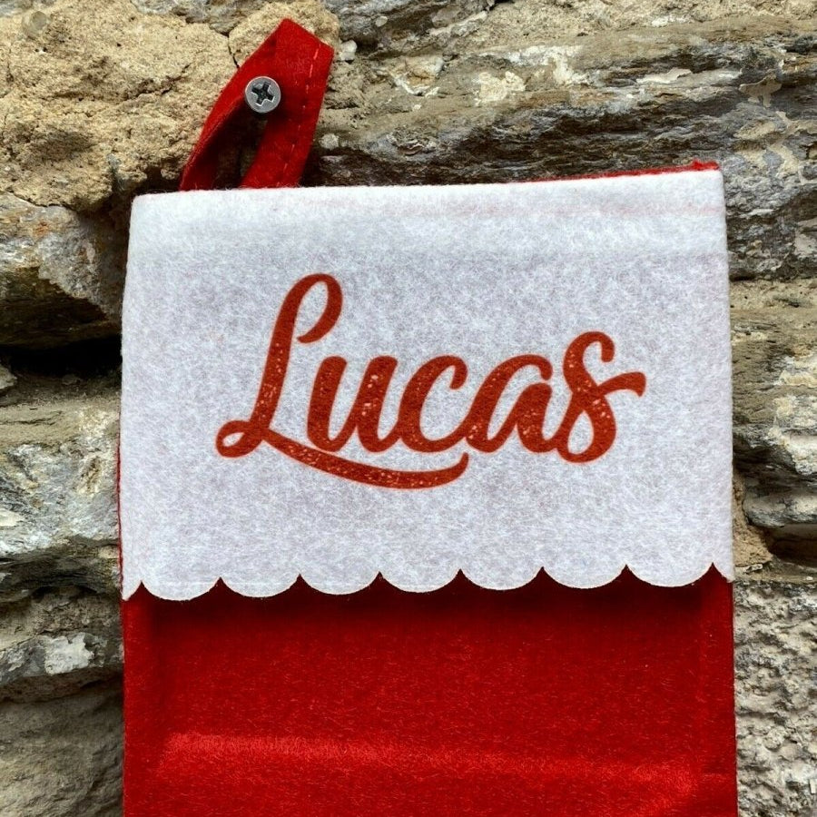 Christmas Stocking Personalised Xmas Stocking Gifts Bag Ornament Gifts Stockings - 123t Australia | Funny T-Shirts Mugs Novelty Gifts