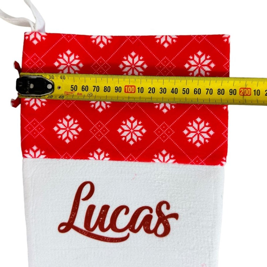 Christmas Stocking Personalised Xmas Text Image Tree Gifts Bag Gifts Stockings - 123t Australia | Funny T-Shirts Mugs Novelty Gifts