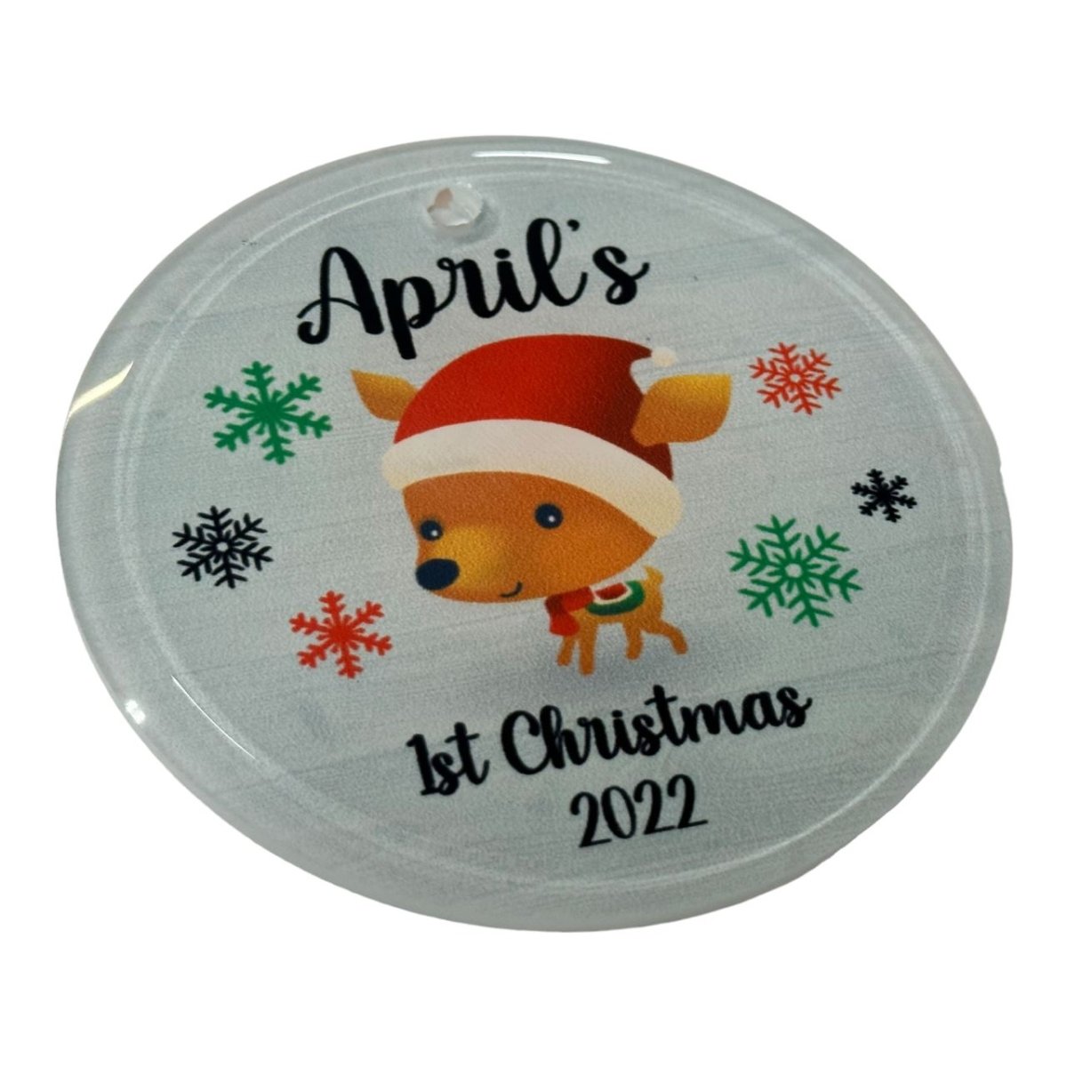 Christmas Tree Decorations Personalised Photo Xmas Ornaments Hanging Decoration - 123t Australia | Funny T-Shirts Mugs Novelty Gifts
