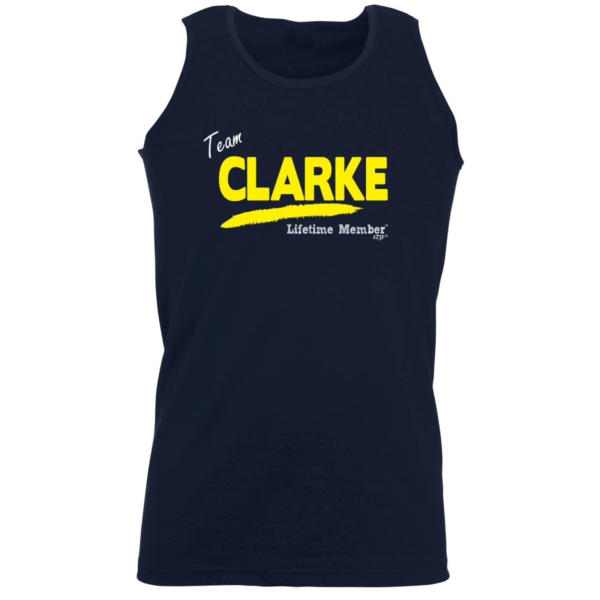 Clarke V1 Lifetime Member - Funny Novelty Vest Singlet Unisex Tank Top - 123t Australia | Funny T-Shirts Mugs Novelty Gifts
