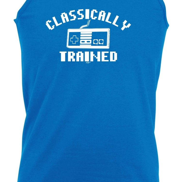 Classicly Trained Gamer Gaming - Funny Novelty Vest Singlet Unisex Tank Top - 123t Australia | Funny T-Shirts Mugs Novelty Gifts