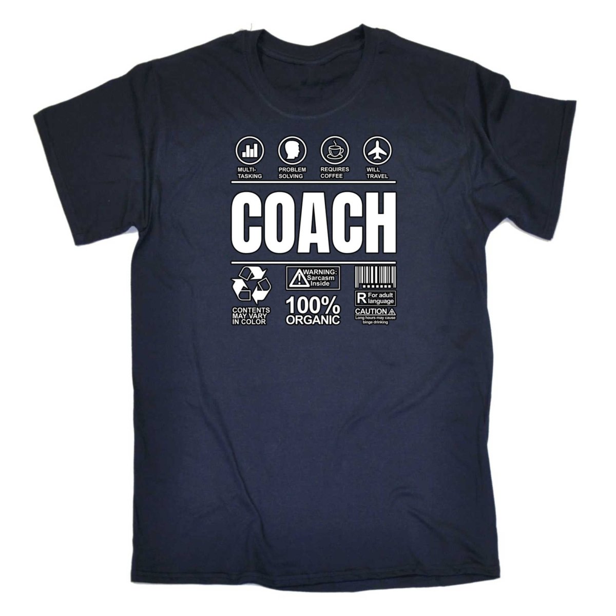 Coach Sarcastic Humour - Mens Funny T-Shirt Tshirts - 123t Australia | Funny T-Shirts Mugs Novelty Gifts