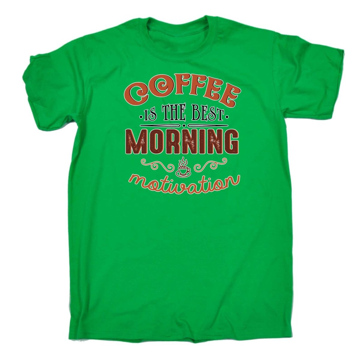 Coffee Is The Best Morning Motivation - Mens Funny T-Shirt Tshirts Tee Shirt - 123t Australia | Funny T-Shirts Mugs Novelty Gifts
