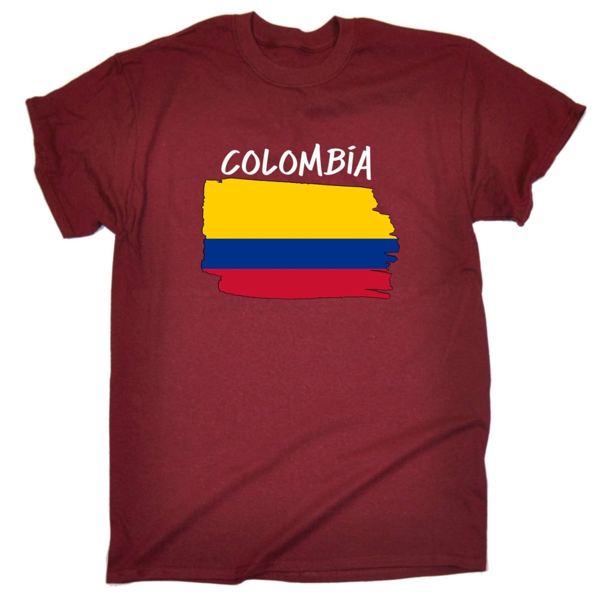 Colombia - Country Flag Nationality Mens T-Shirt T Shirt Tshirts - 123t Australia | Funny T-Shirts Mugs Novelty Gifts