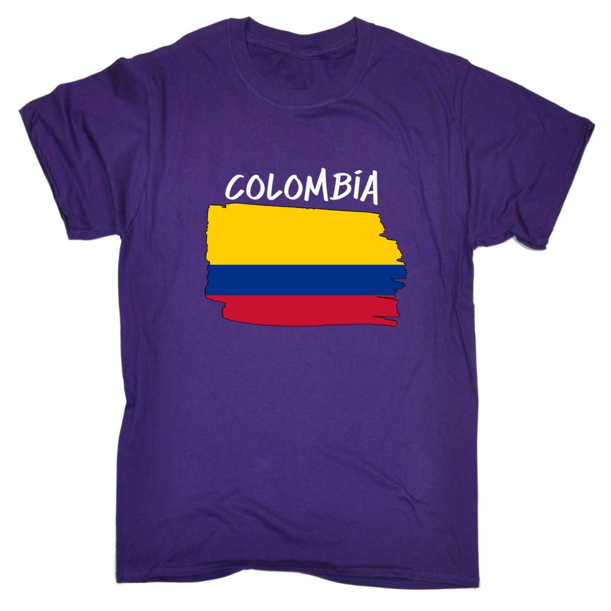 Colombia - Country Flag Nationality Mens T-Shirt T Shirt Tshirts - 123t Australia | Funny T-Shirts Mugs Novelty Gifts