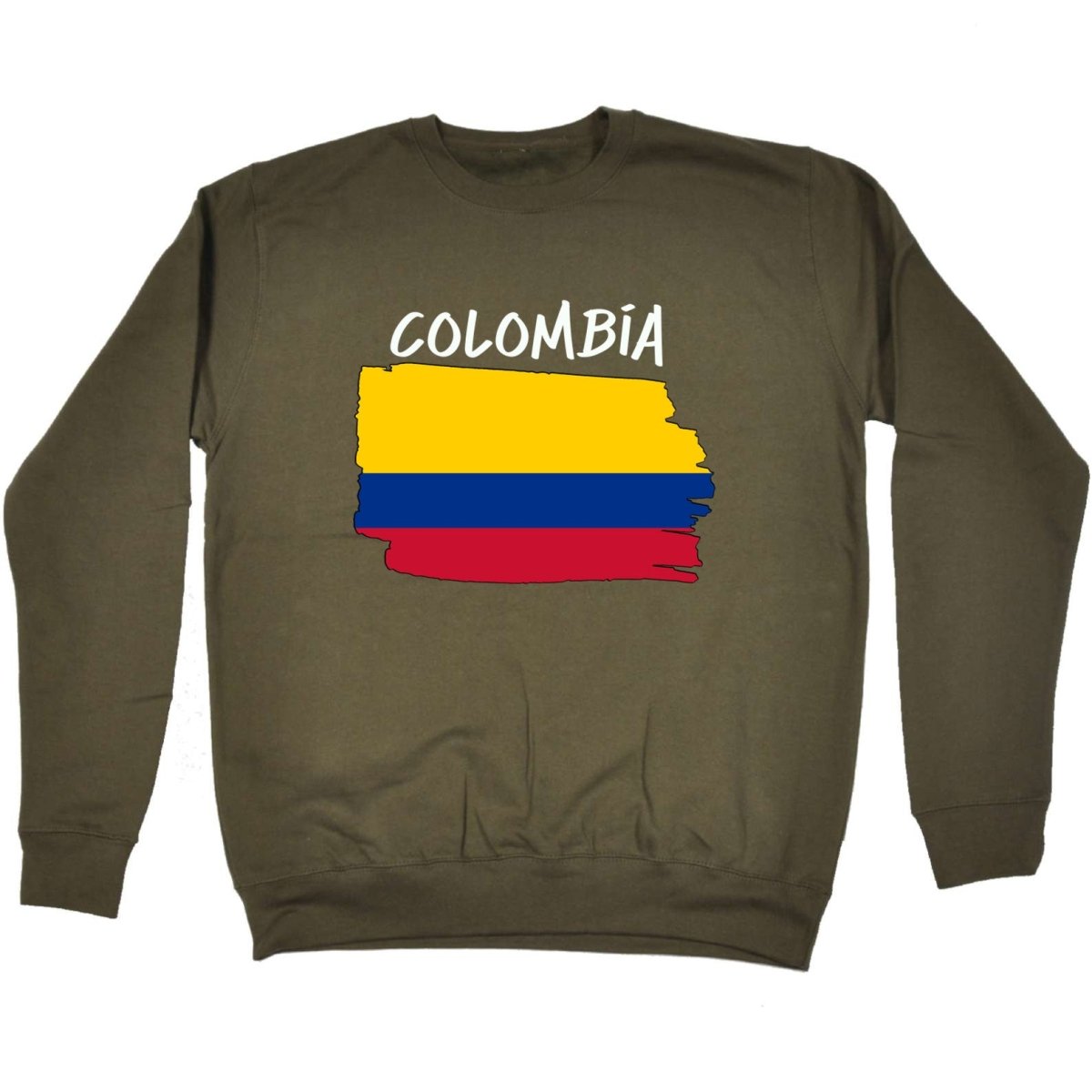 Colombia Country Flag Nationality - Sweatshirt - 123t Australia | Funny T-Shirts Mugs Novelty Gifts