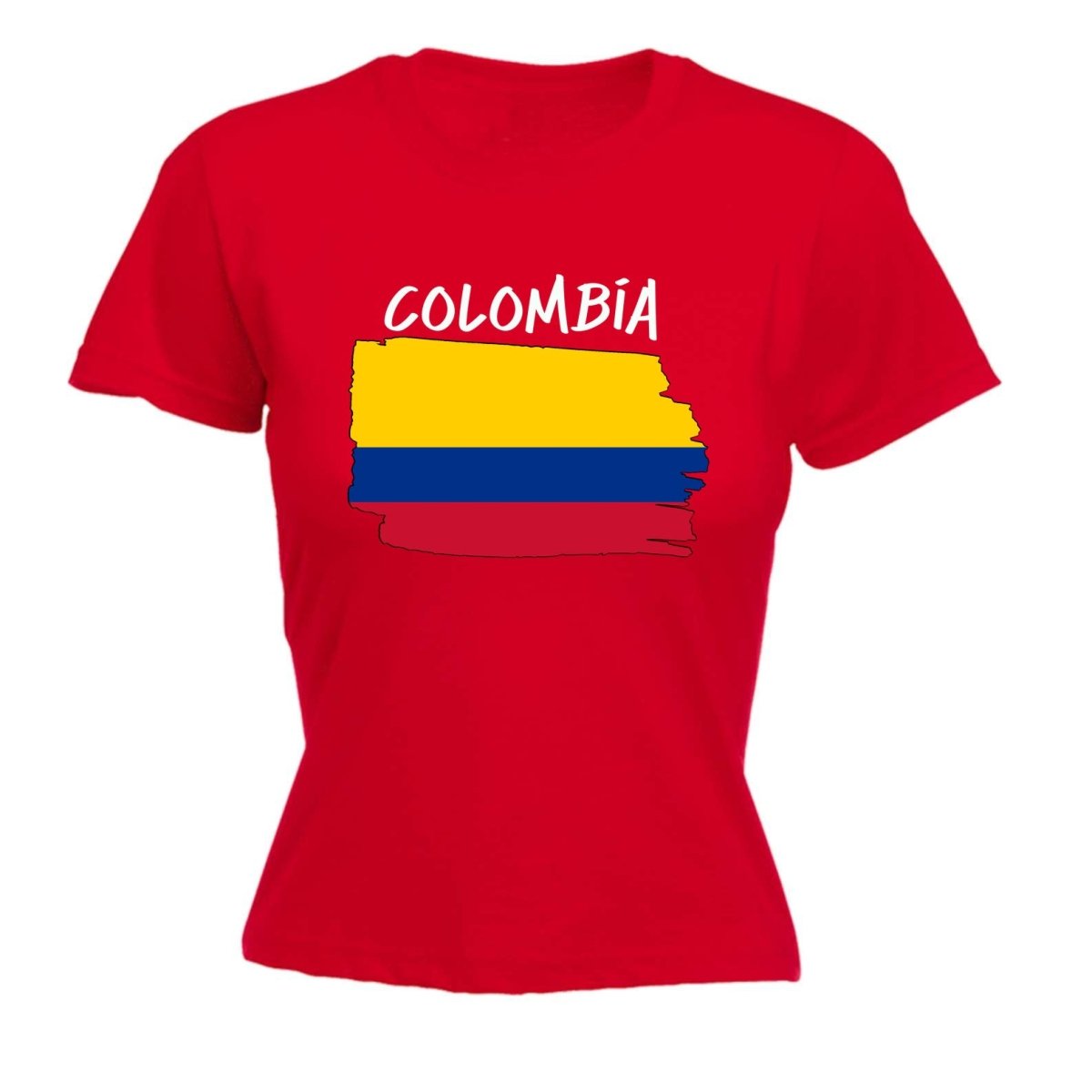 Colombia Country Flag Nationality - Womens T-Shirt T Shirt Tshirt - 123t Australia | Funny T-Shirts Mugs Novelty Gifts