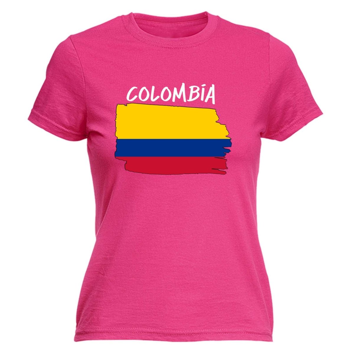 Colombia Country Flag Nationality - Womens T-Shirt T Shirt Tshirt - 123t Australia | Funny T-Shirts Mugs Novelty Gifts