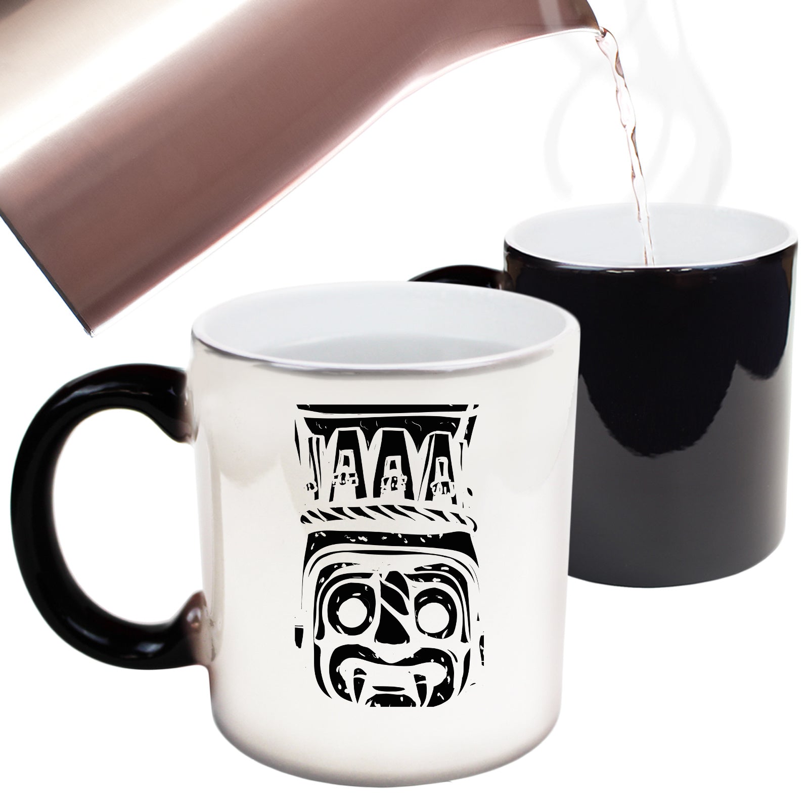 Aztec Stone Motif Fashion - Funny Colour Changing Mug