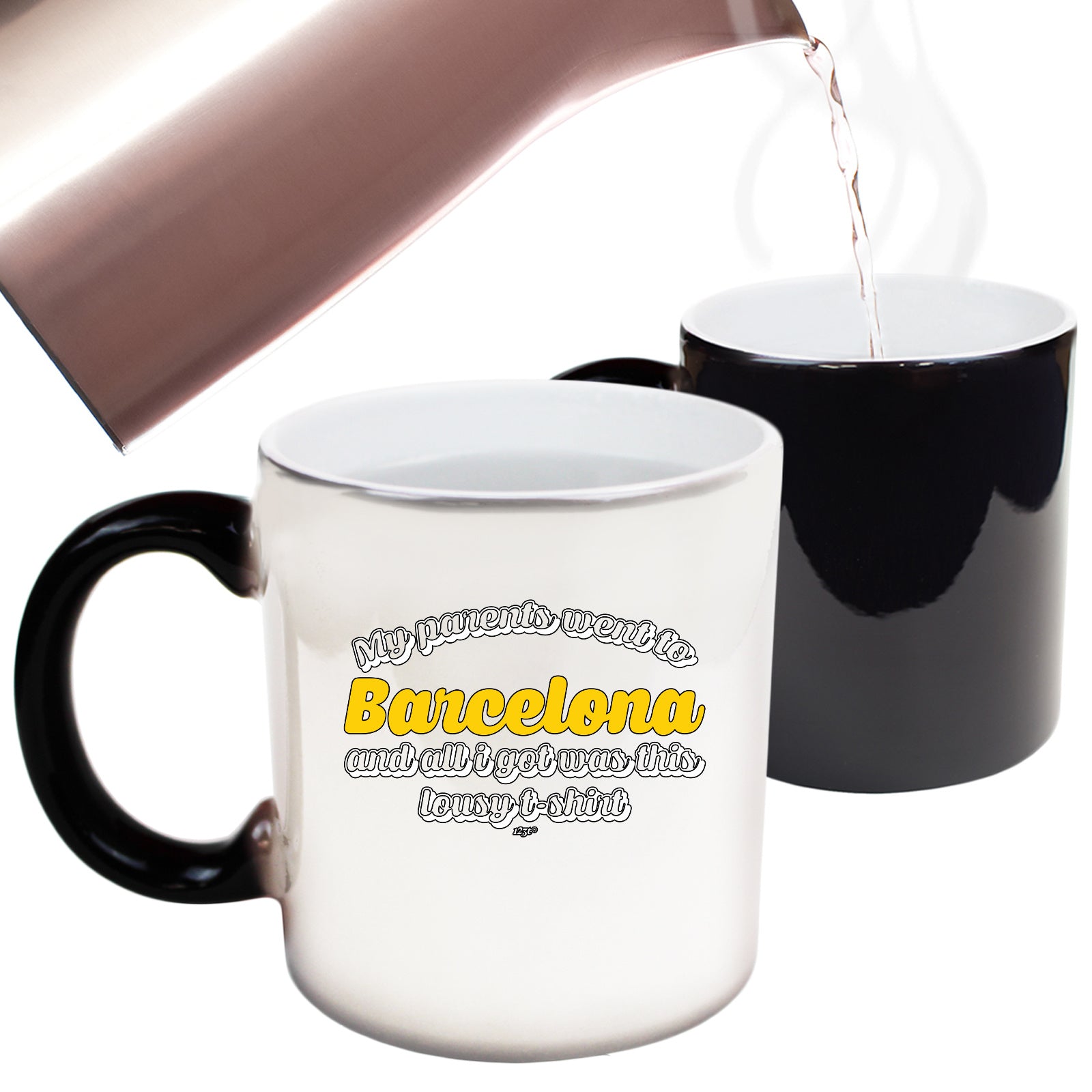 Barcelona My Parents Went To And All Got - Funny Colour Changing Mug Cup