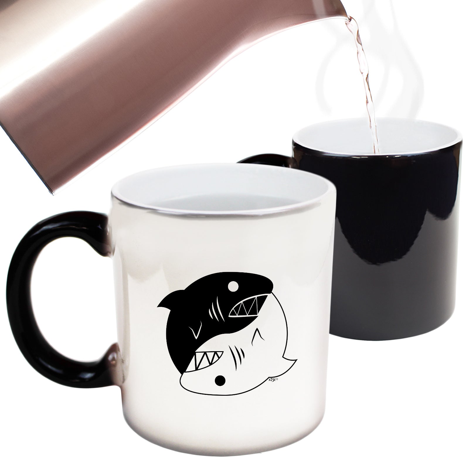 Yin Yang Shark - Funny Colour Changing Mug