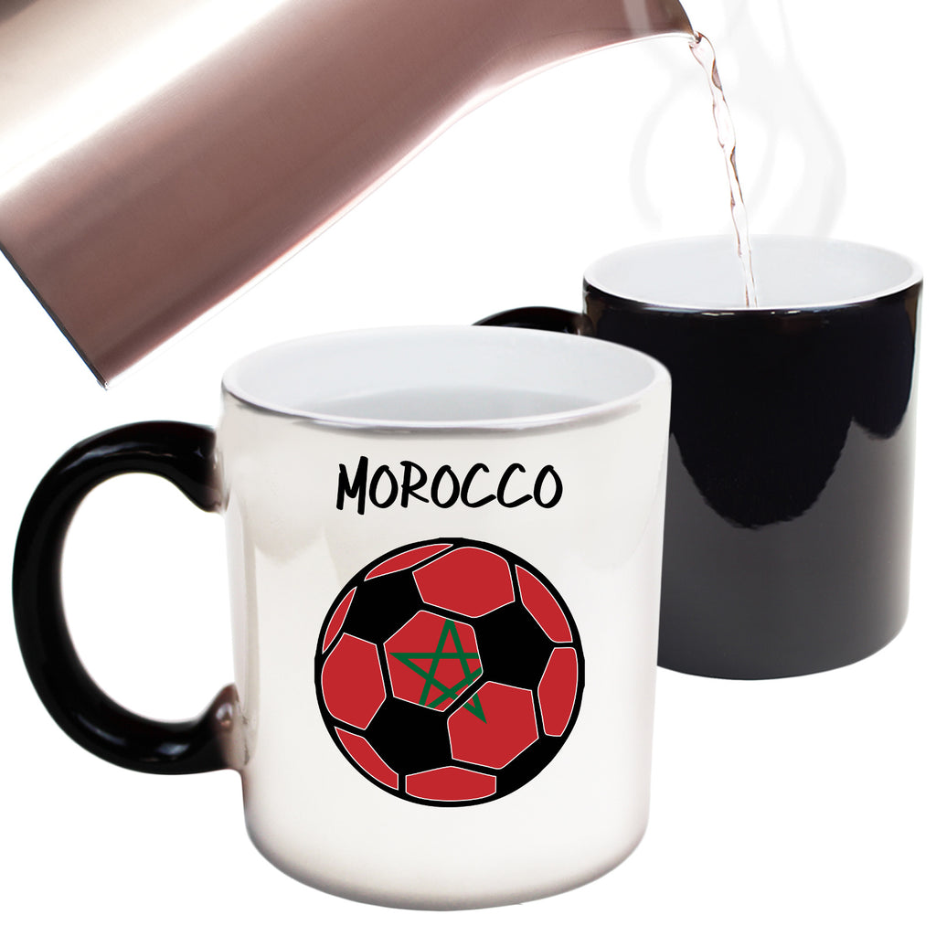 Morocco Football - Funny Colour Changing Mug