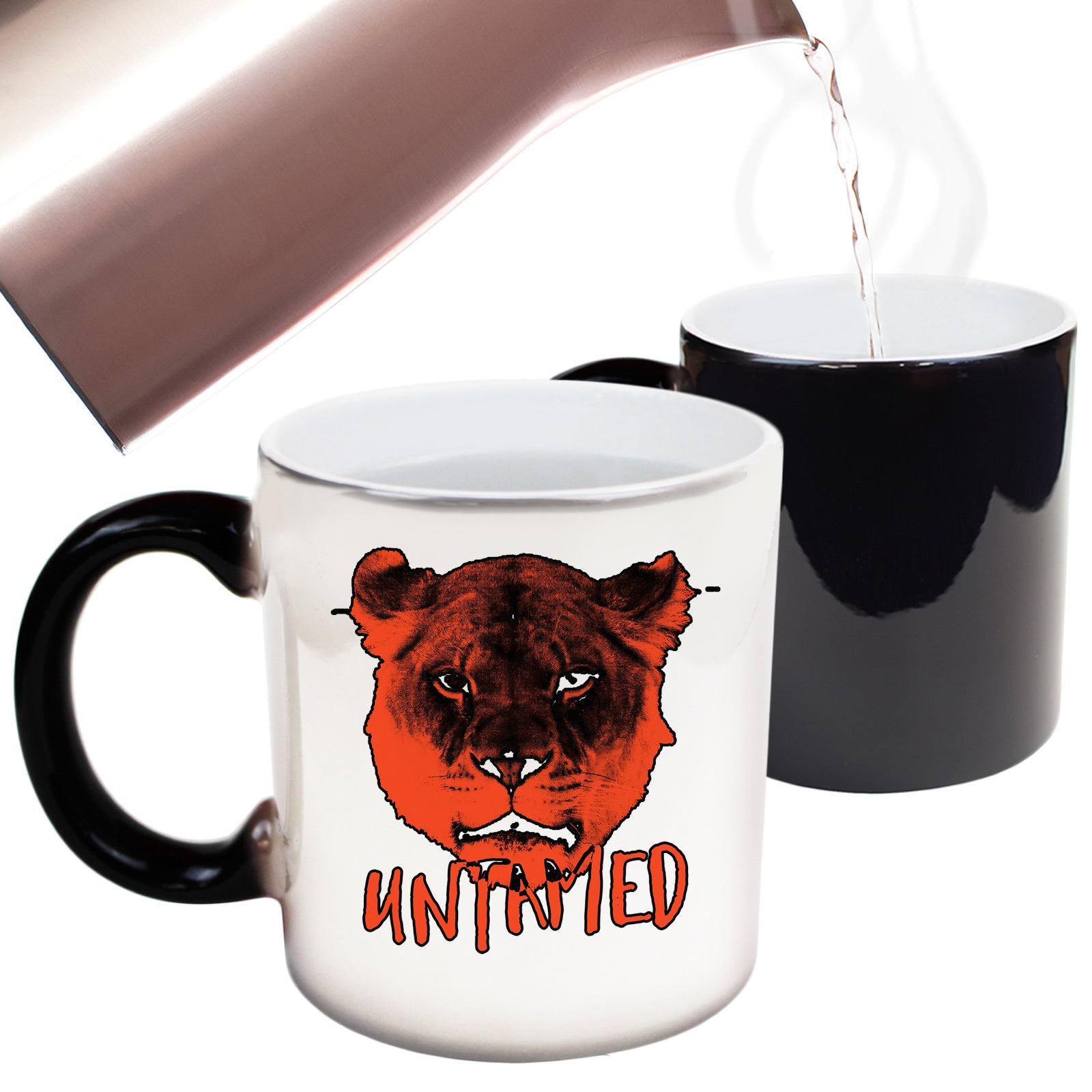 Untamed Lion - Funny Colour Changing Mug