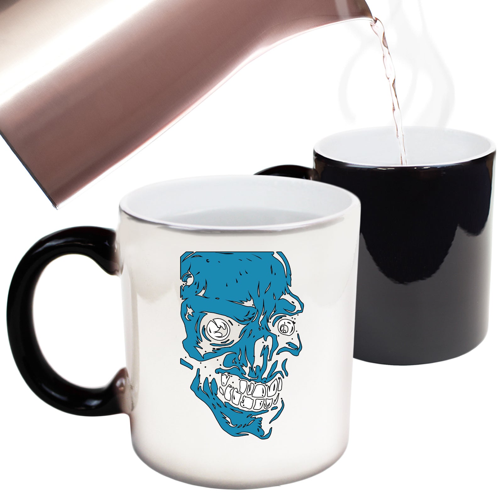 Blue Skull - Funny Colour Changing Mug