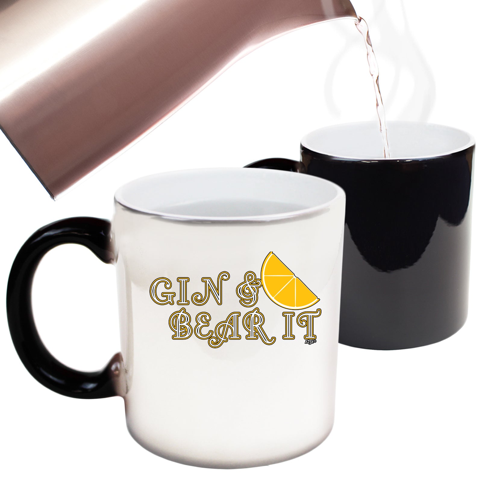 Gin And Bear It - Funny Colour Changing Mug Cup