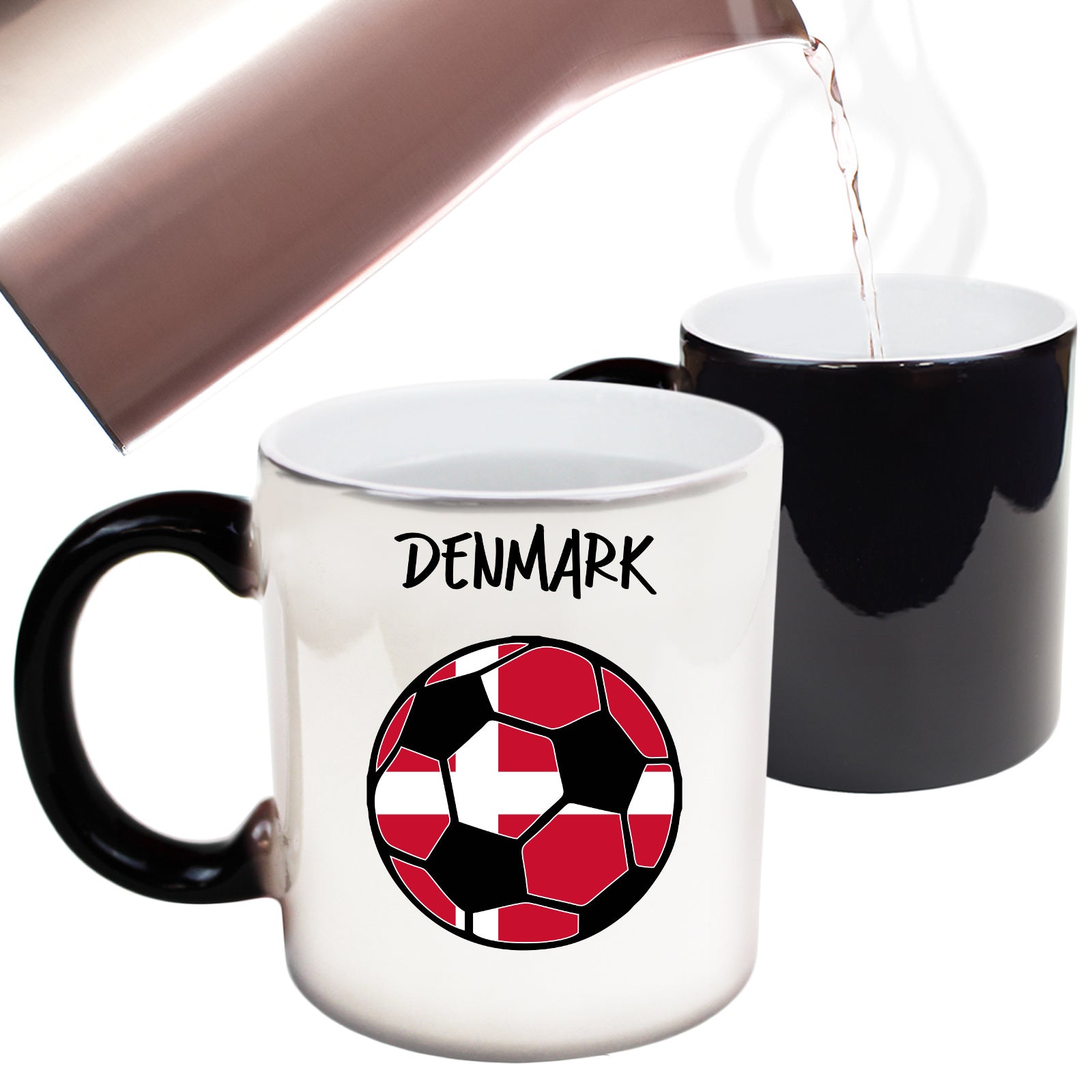 Denmark Football - Funny Colour Changing Mug