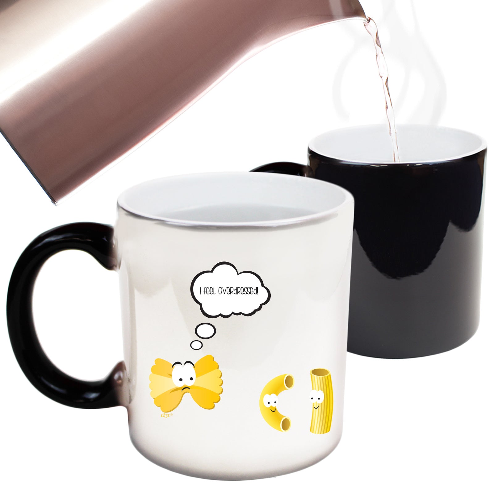 Feel Overdressed - Funny Colour Changing Mug Cup