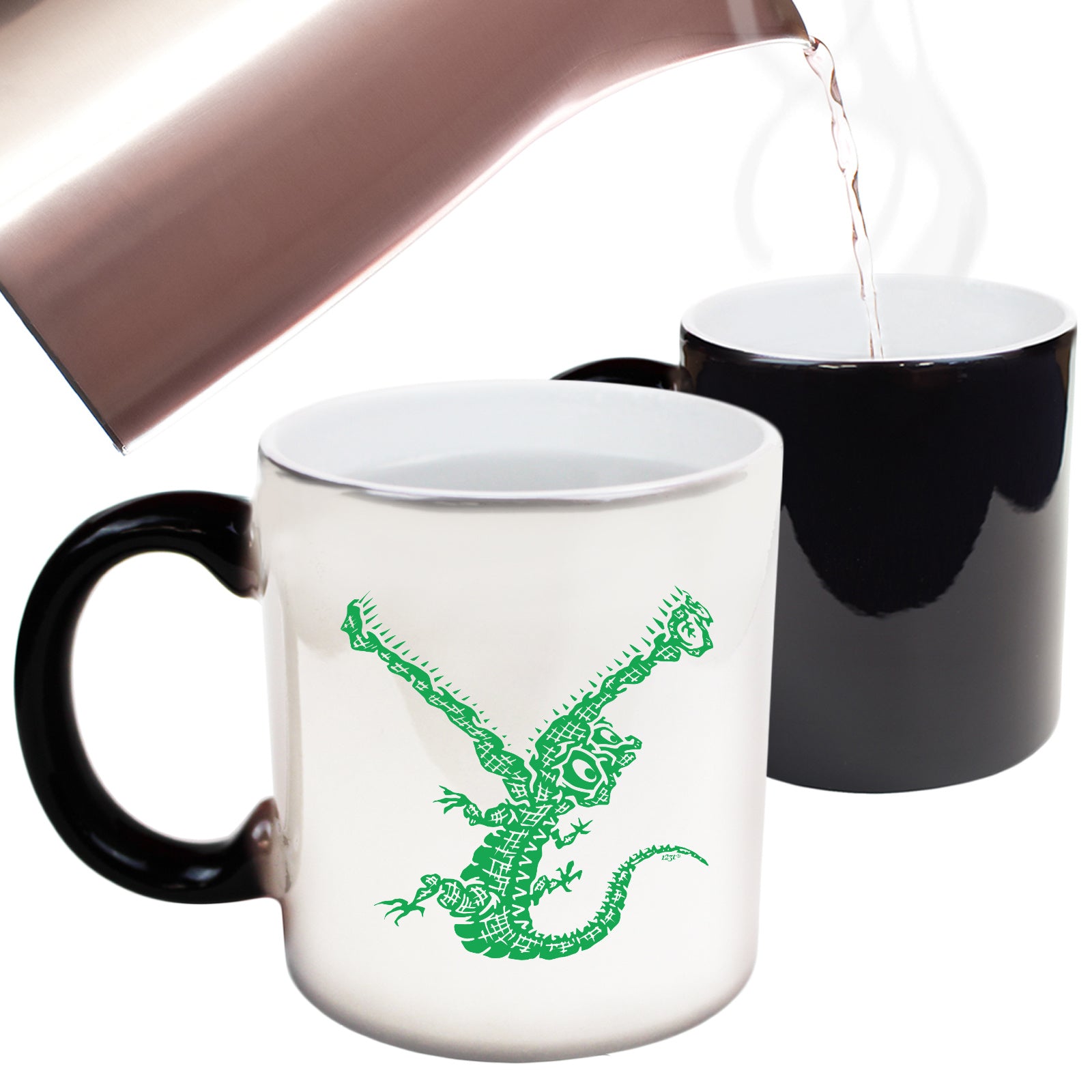 Crocodile Bite - Funny Colour Changing Mug Cup