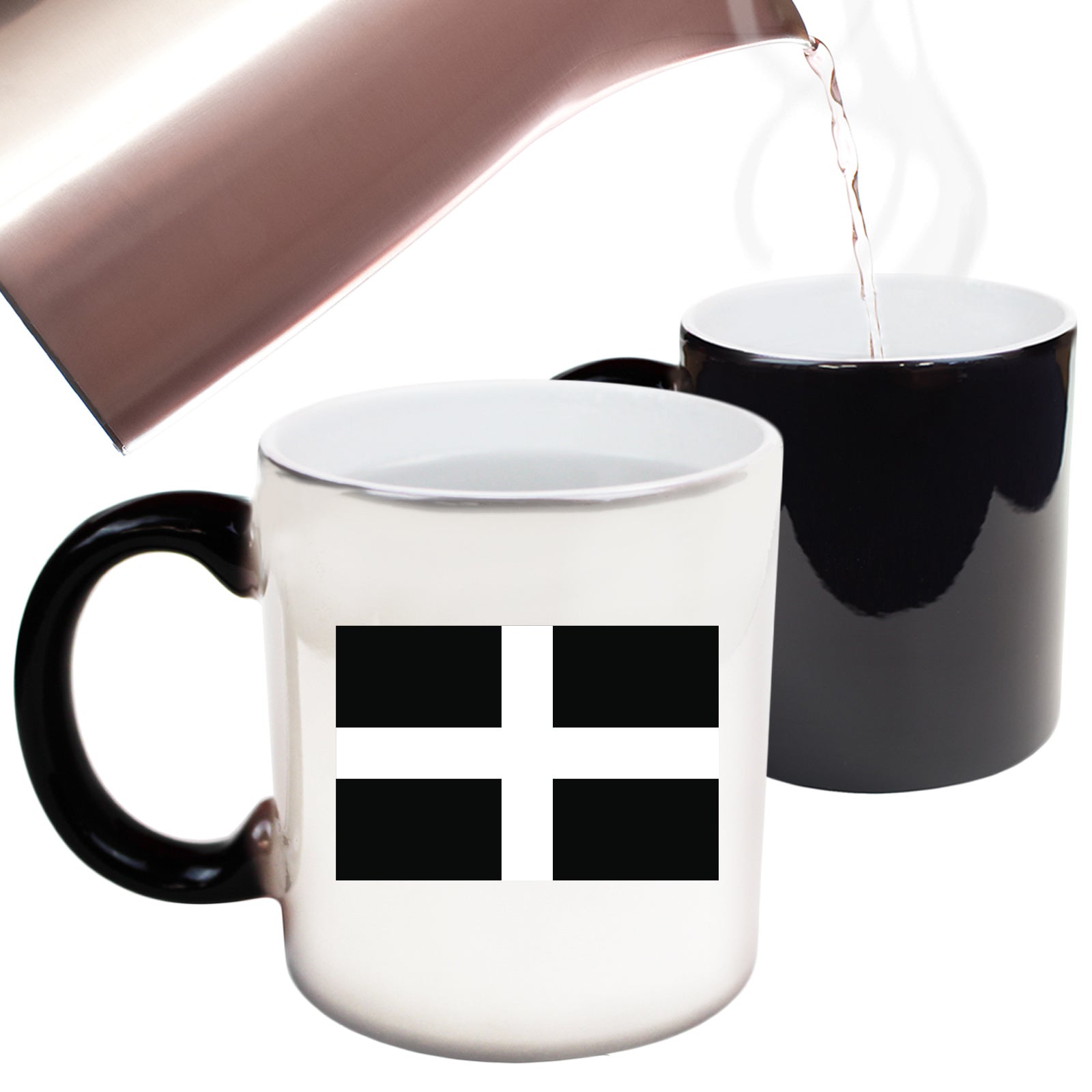 Cornwall Flag - Funny Colour Changing Mug Cup