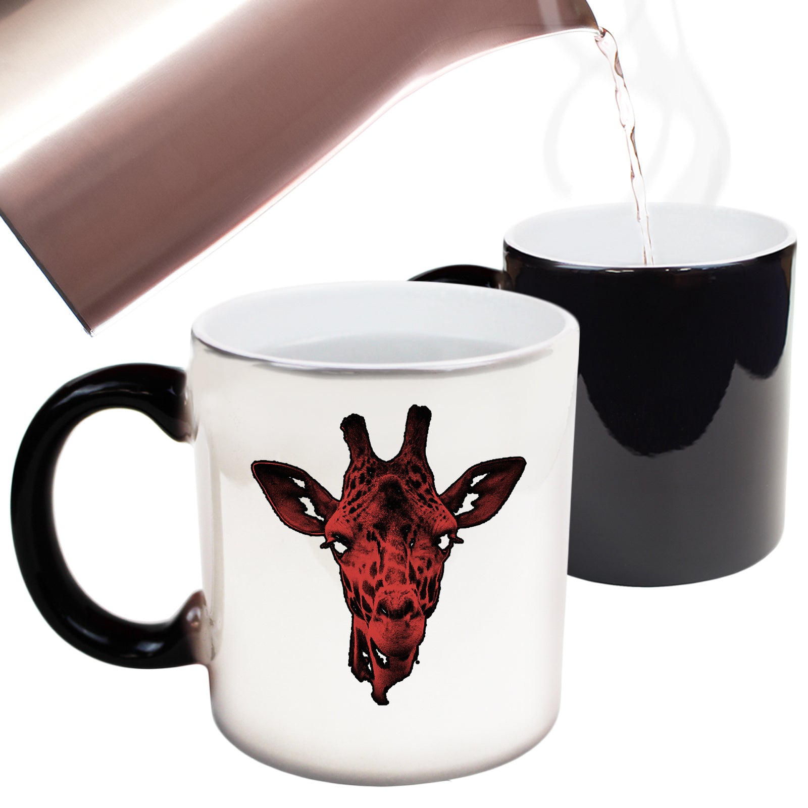 Giraffe Head - Funny Colour Changing Mug