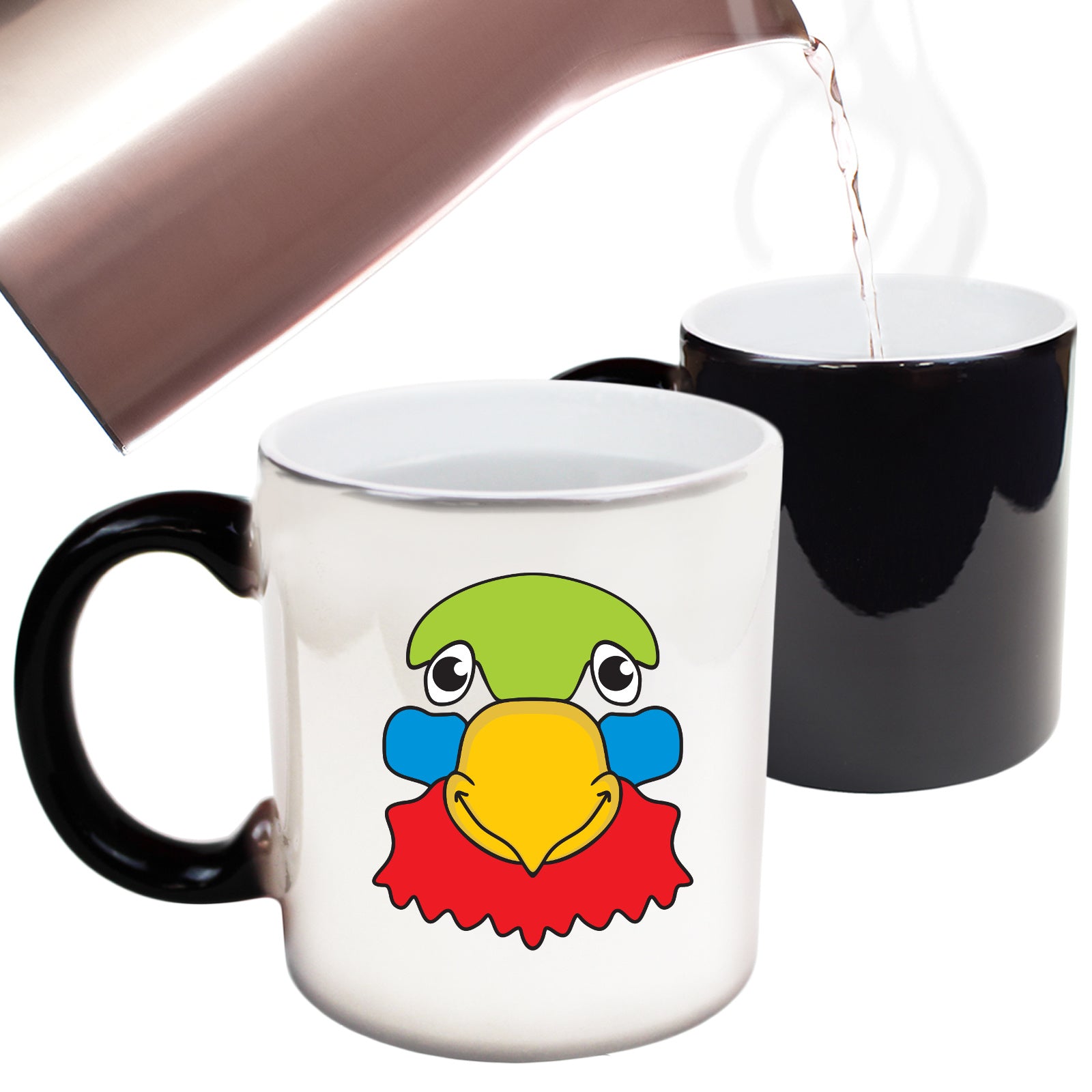 Parrot Ani Mates - Funny Colour Changing Mug
