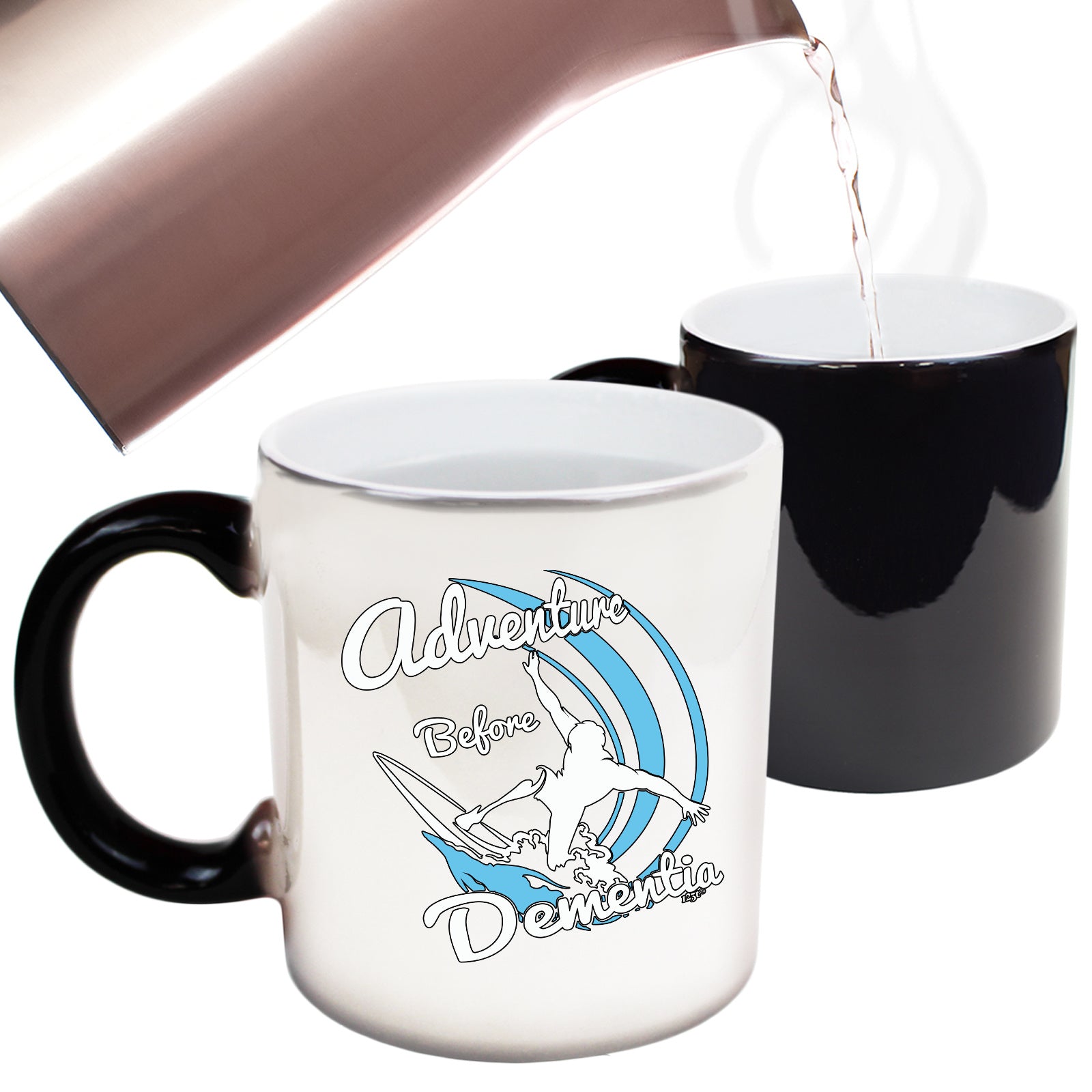 Surf Adventure Before - Funny Colour Changing Mug