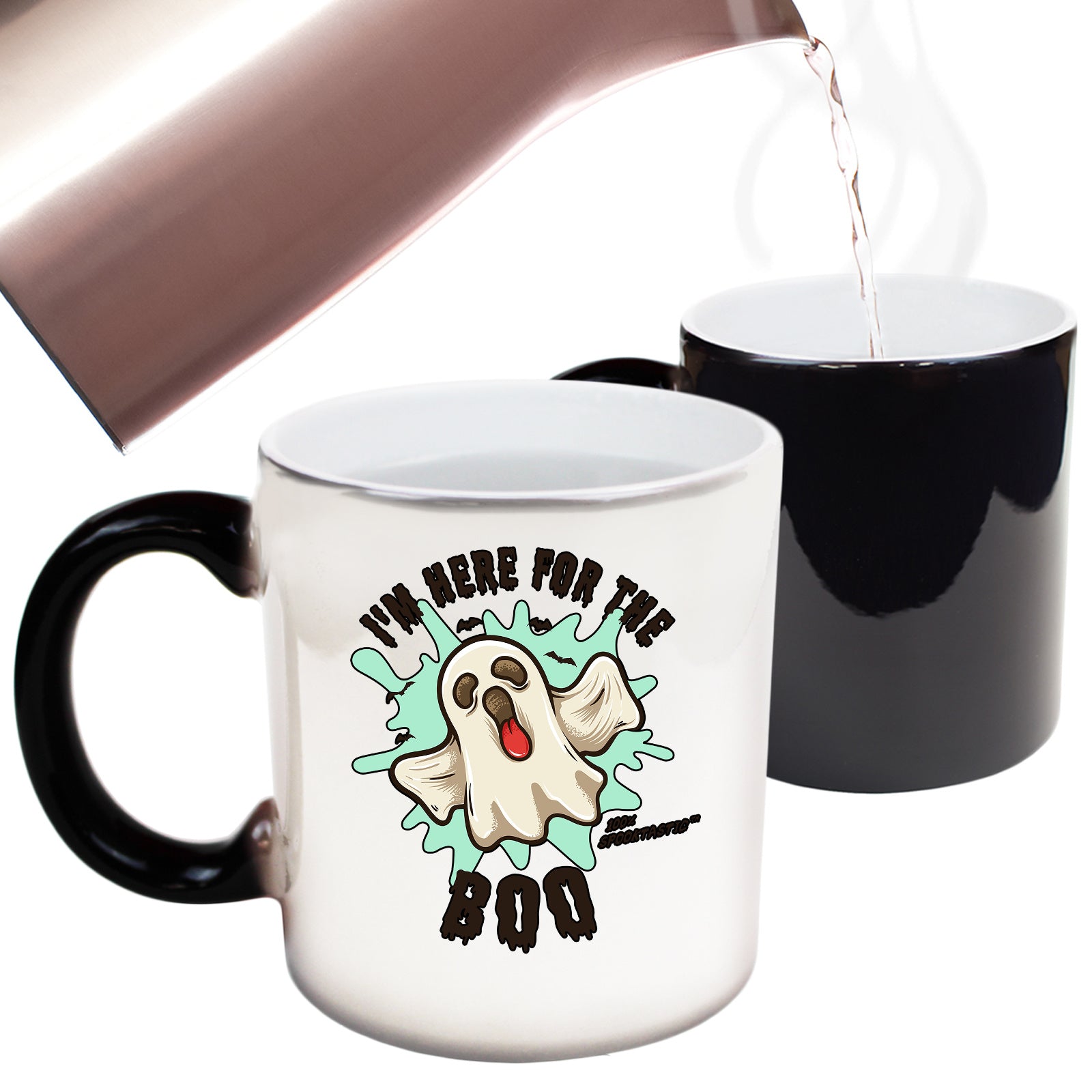 Im Just Heer For The Boos V2 Halloween - Funny Colour Changing Mug