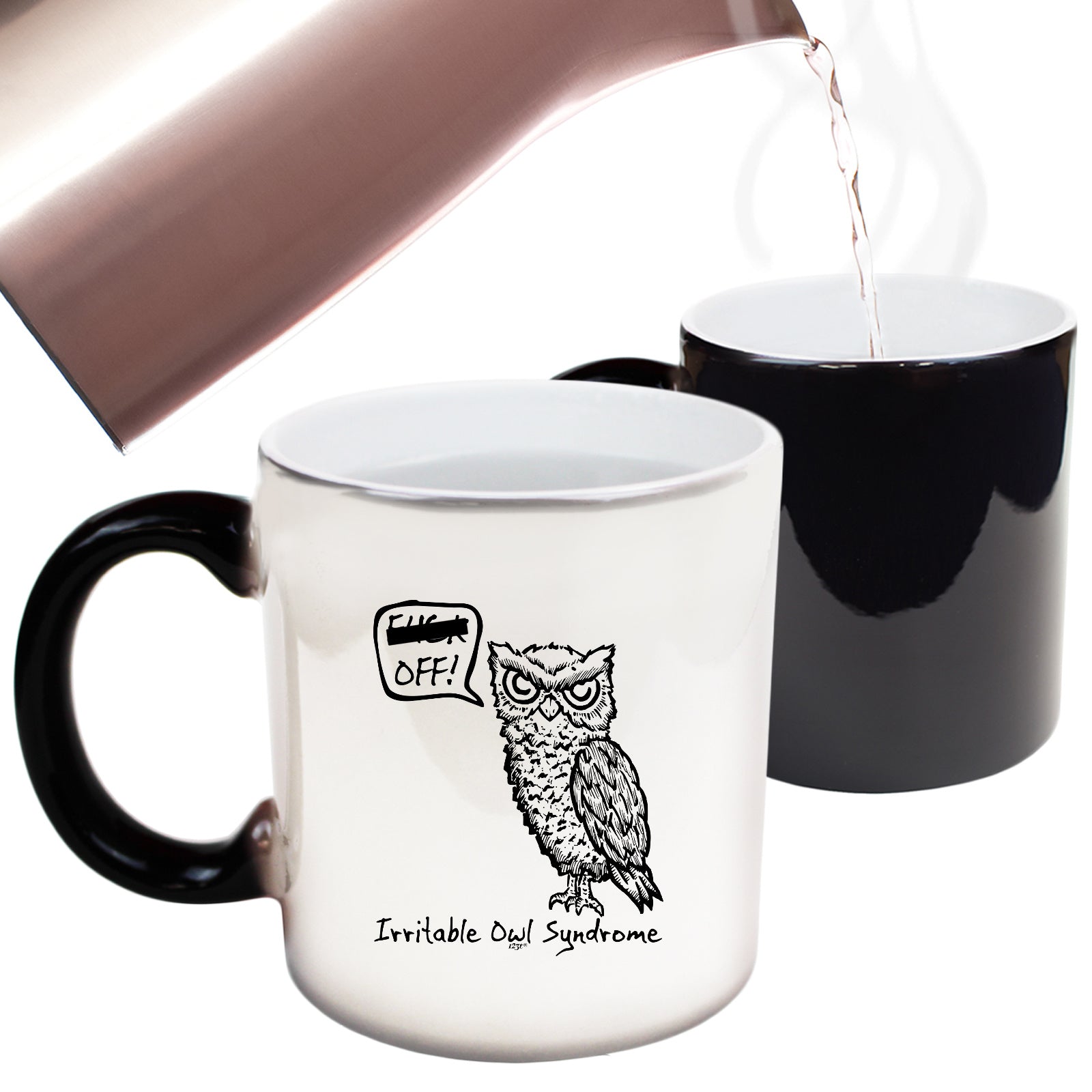 Irritable Owl Syndrome - Funny Colour Changing Mug Cup