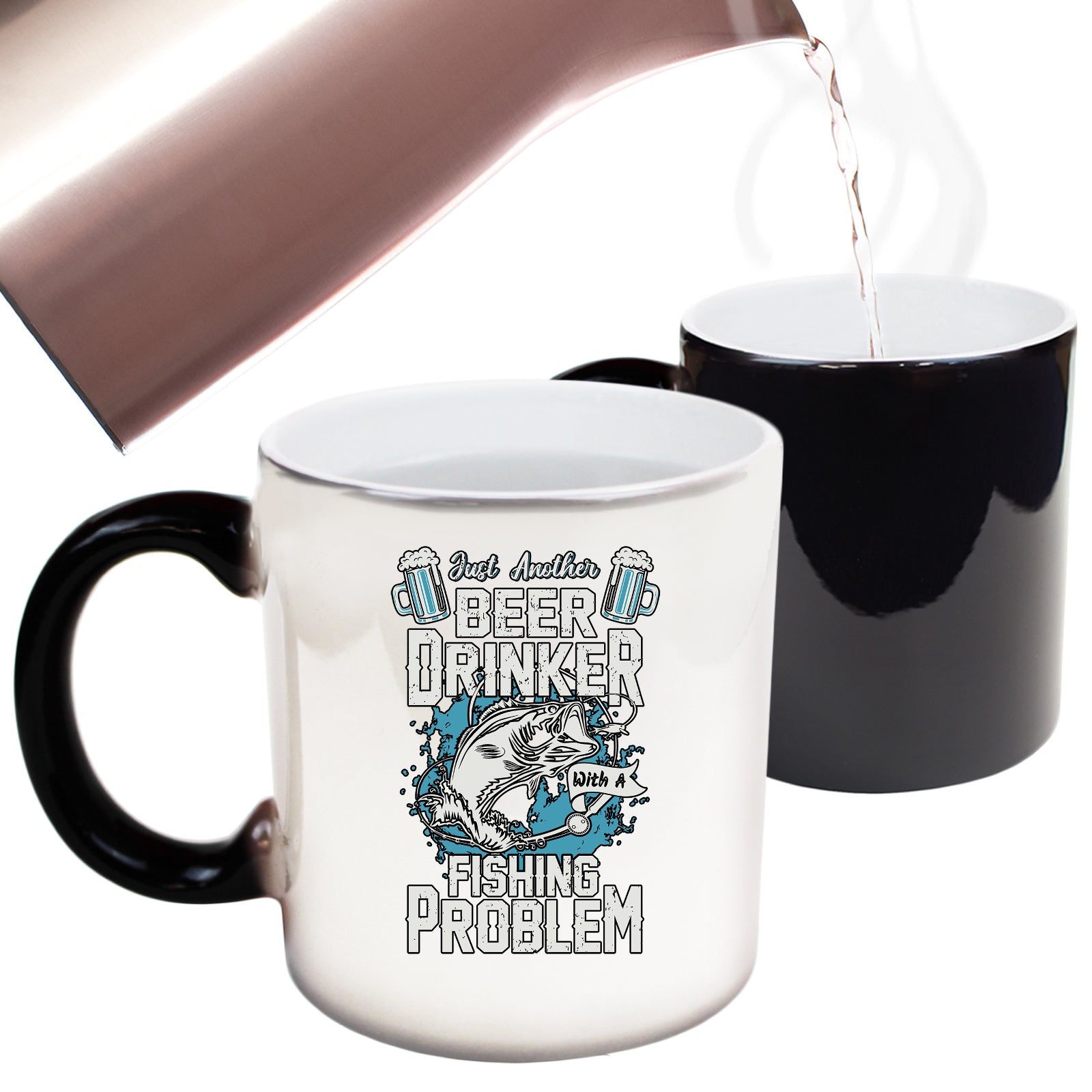 Just Another Beer Drinker With A Fishing Problem - Funny Colour Changing Mug