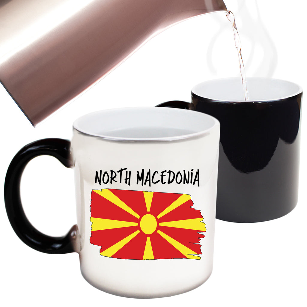 North Macedonia - Funny Colour Changing Mug